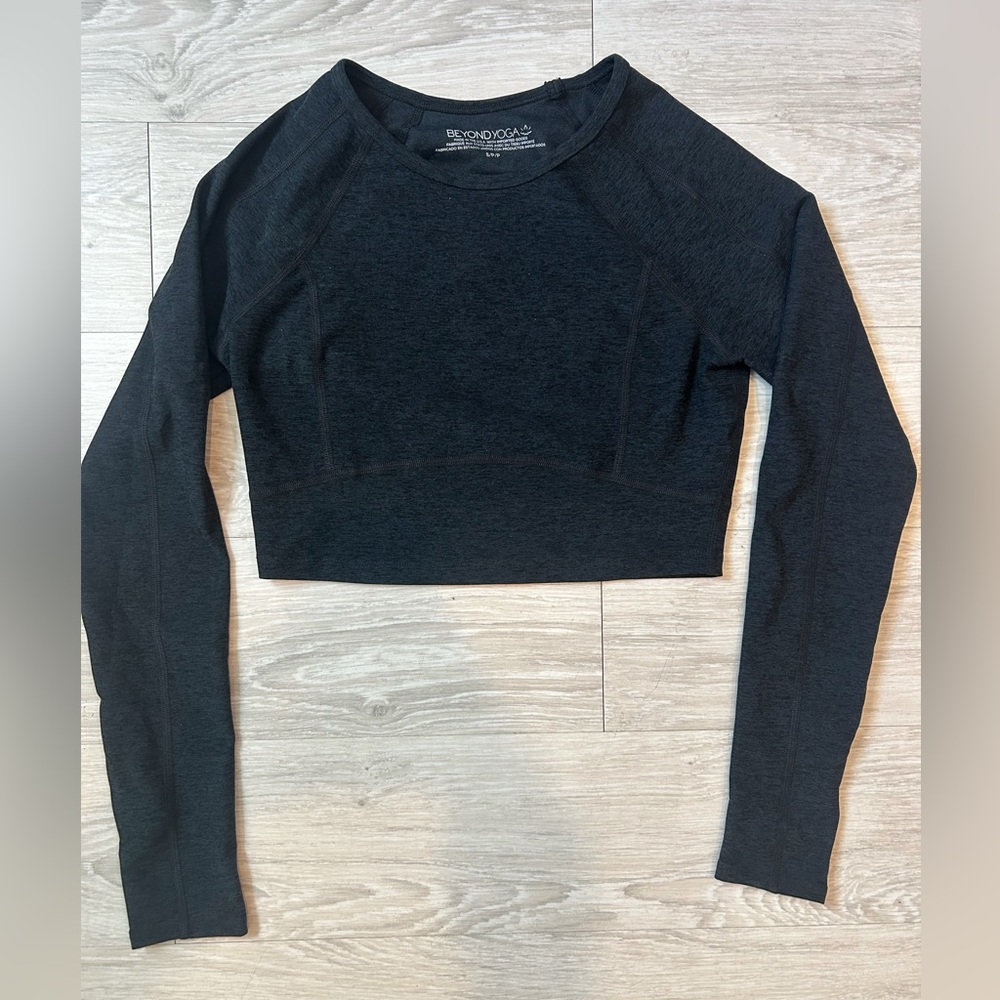 Beyond Yoga Spacedye Vitality Long Sleeve Crop Top